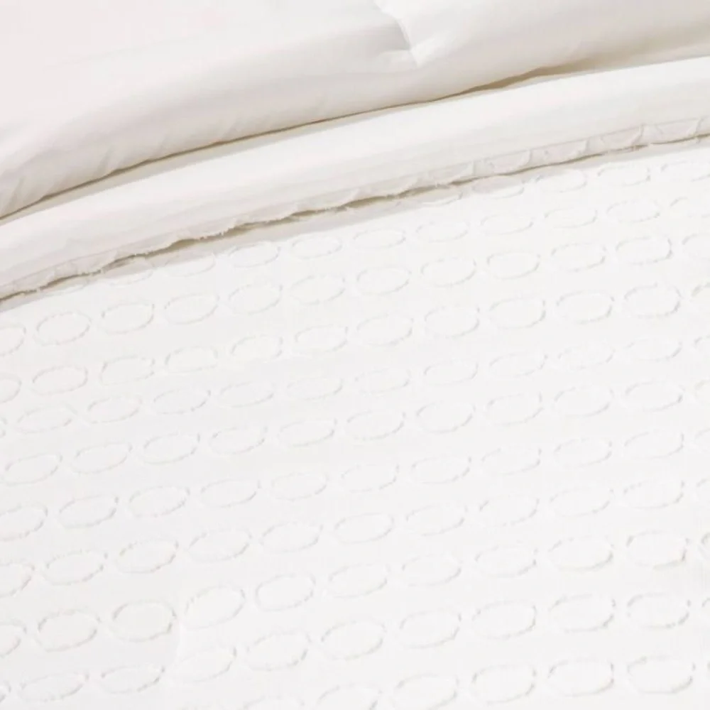 Threshold 8pc Suffolk Comforter Set White